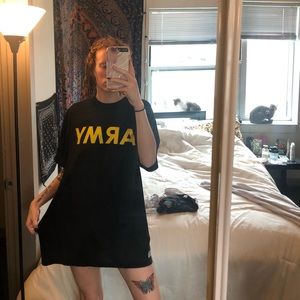 Army oversized shirt